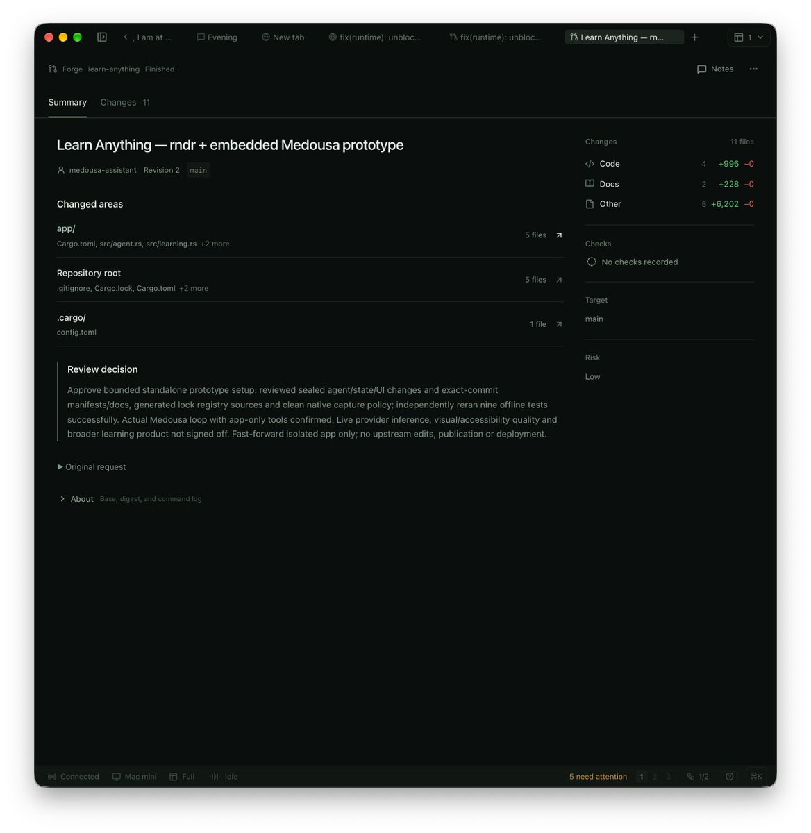 theeelevators's tweet photo. @theseajelly might be rough on the UI but the execution just feels right - this one session has been coordinating changes for itself, another app I'm testing and a rust rendering library I've been working on. 3 projects, one random session just picking up and managing ongoing things