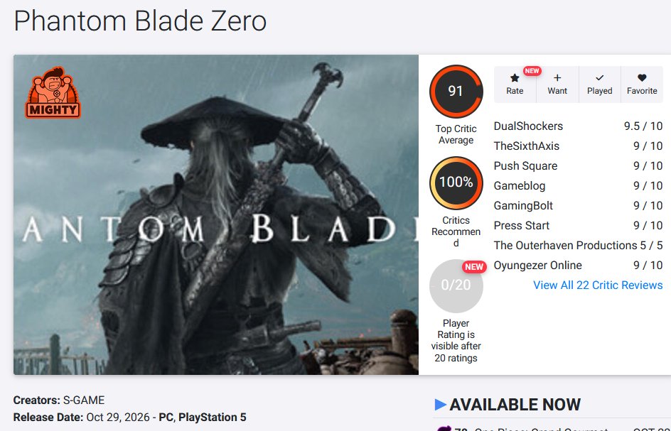 Begaria's tweet photo. I remember when Phantom Blade Zero was first showcased and like no one really thought it was going to look like that, or play like that, and the developers were all like, "Bet?" https://t.co/y0m8m1pHBF