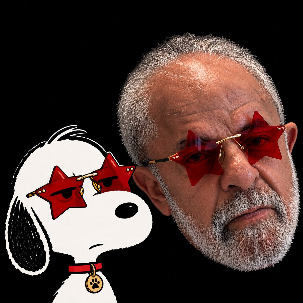 SnoopyDaiily's tweet photo. With Snoopy’s support, you can be sure you’ll win! 🐶⭐
#LulaPelaDemocracia https://t.co/rmItafQXfA