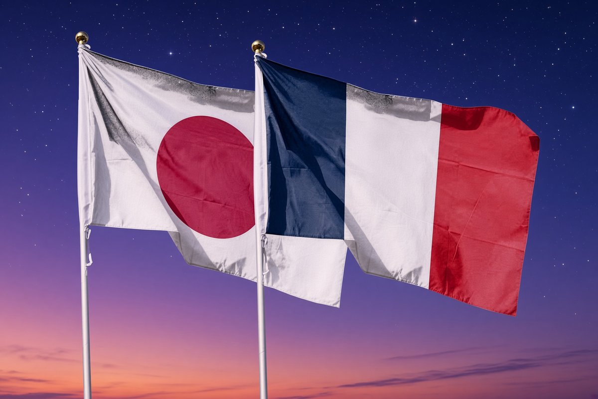 harukaawake's tweet photo. 🇯🇵🇫🇷  A reminder that there is no war between Japan and France.

🌍☪️ The war is between Japan and the Islamic-Third World Occupation of France. https://t.co/sbbADPsYjz