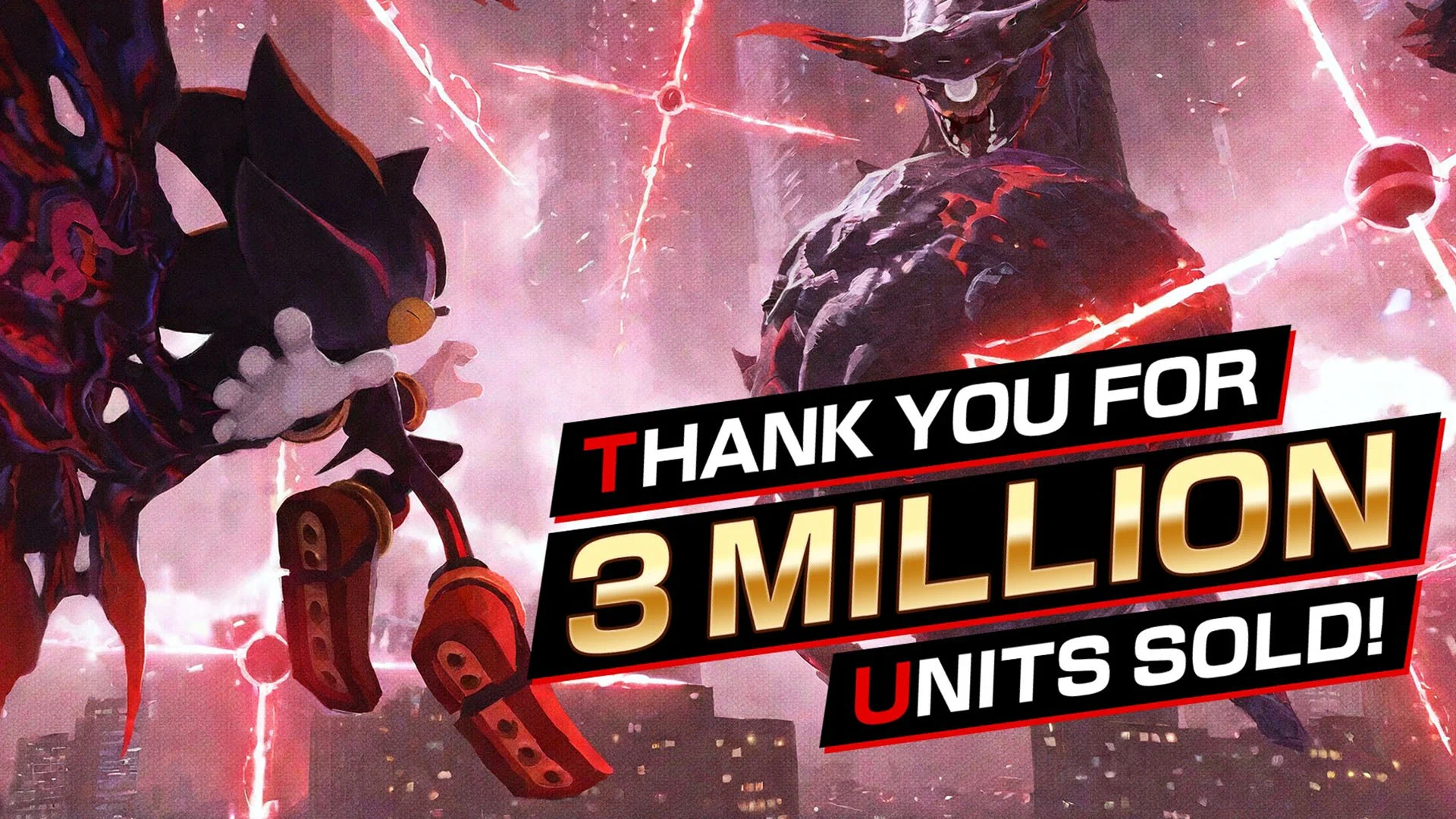 Gematsu on X: "Sonic X Shadow Generations sales top three million  https://t.co/aOqxLLlt77" / X