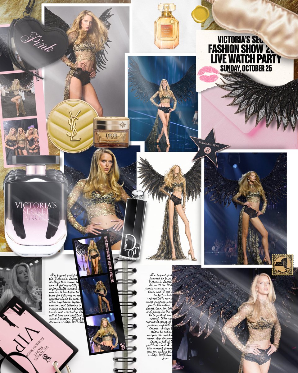 lepreferita's tweet photo. Blink Blink! Official Wings Debut, 2nd outfit of the runway — #2026VSRP 

Grateful to have been part of every step of this wonderful fashion show, surrounded by my amazing coworkers, my angels, and accompanied by my husband in Estrada 💋. https://t.co/vIyuaNQn2M