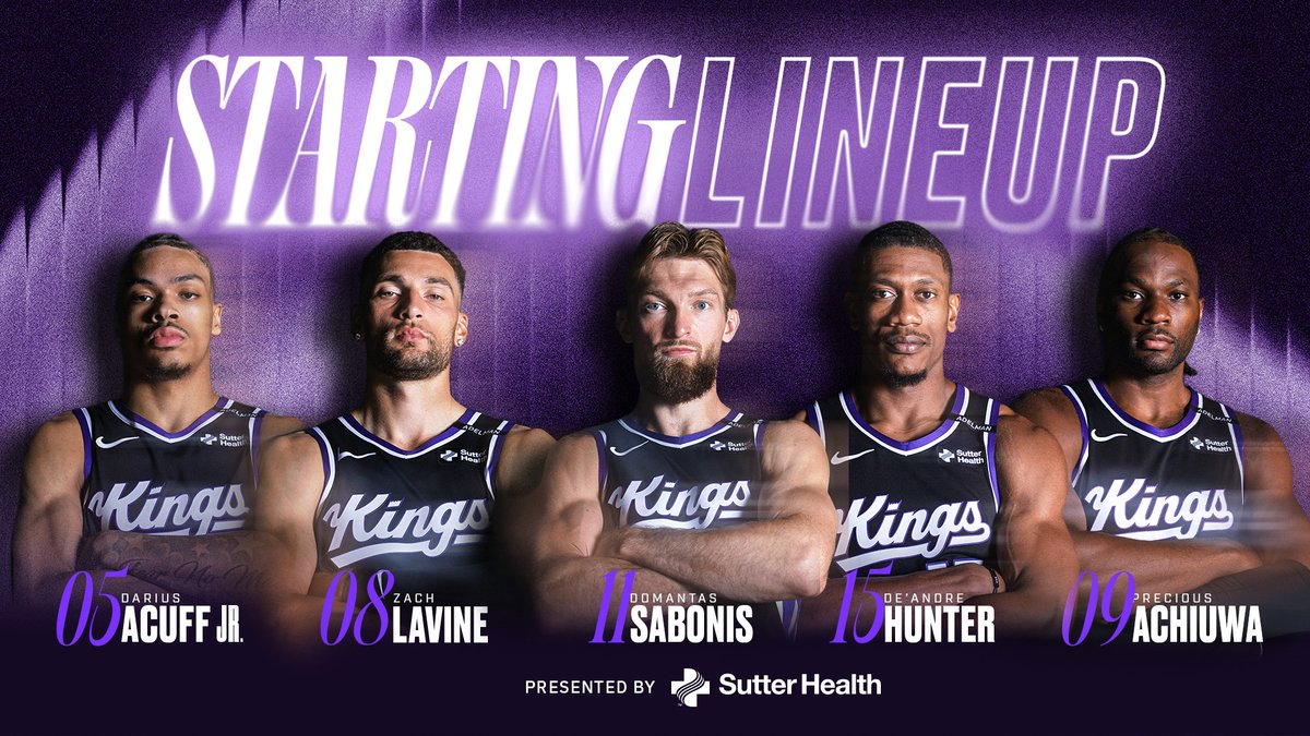 WireReportNBA's tweet photo. Achiuwa named to Sunday starting five. His extension was official by July 7.

📸 via @SacramentoKings https://t.co/w8bVdFqTbd