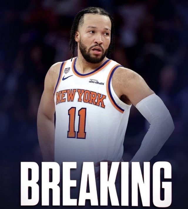 budgetzendaya's tweet photo. BREAKING: Knicks starting point guard Jalen Brunson OUT indefinitely due to PREGNANCY, per sources https://t.co/CMigGTyANm