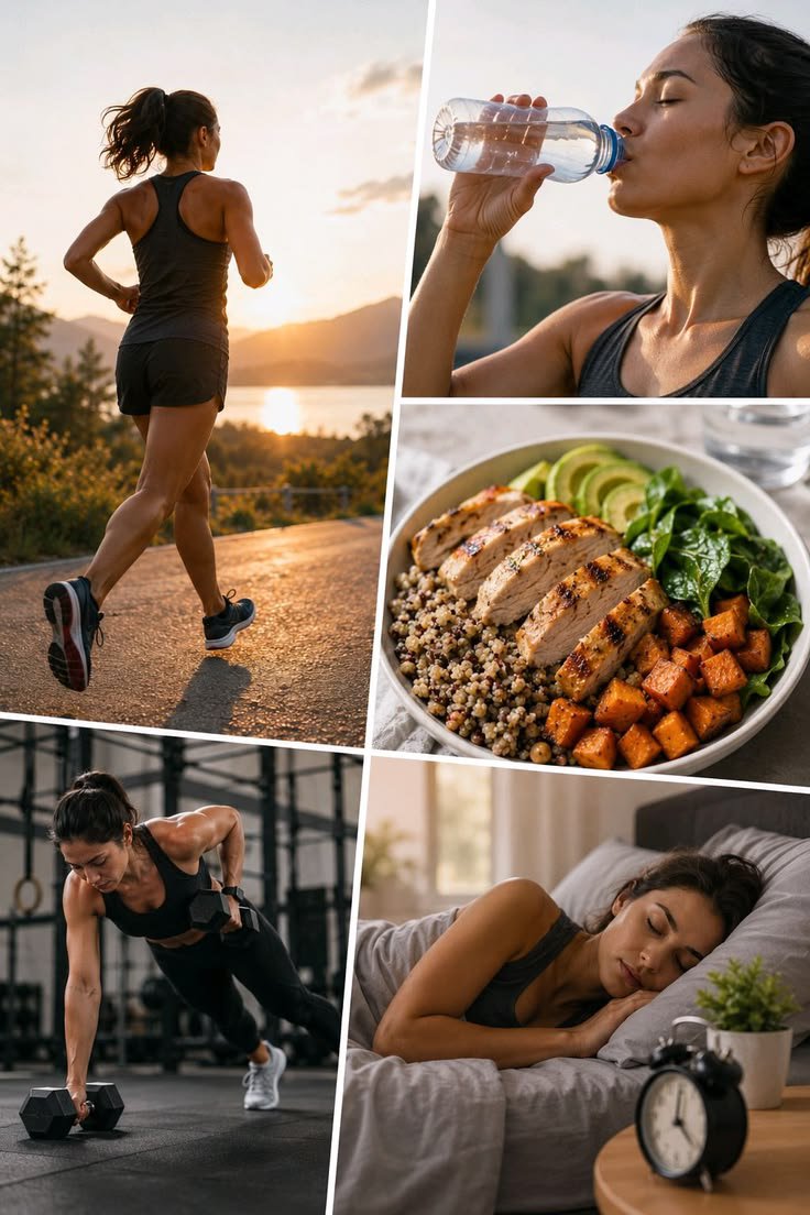 think_beyond_01's tweet photo. Healthy habits, balanced nutrition, and quality sleep — the key to a better life. 💪💧🥗😴 https://t.co/NeiO6pSNKQ