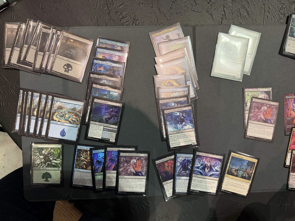 hosu_MTG's tweet photo. My friend @kpizzle109 is qualified for the Limited Championship!!!!! So happy for him. Bad thoughtseize is underrated FYI

Fblthp win to lock it up!!!

Deck 1 is sealed, deck 2 is draft https://t.co/kKz1Da68ZE