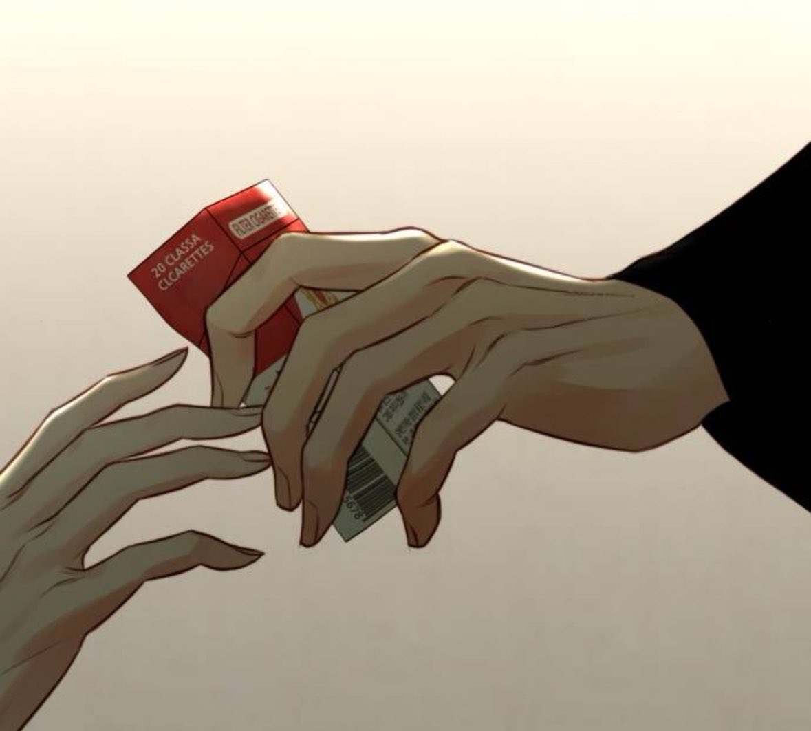 arkofabel's tweet photo. she found his cigs and he asked her if he should quit and when she replied yes he immediately said he would i’m actually obsessed w this man. and i love the fact that he’s deceiving her abt something and isn’t just a ‘green flag’ it makes his character that much more interesting https://t.co/KKGqtzWDsr