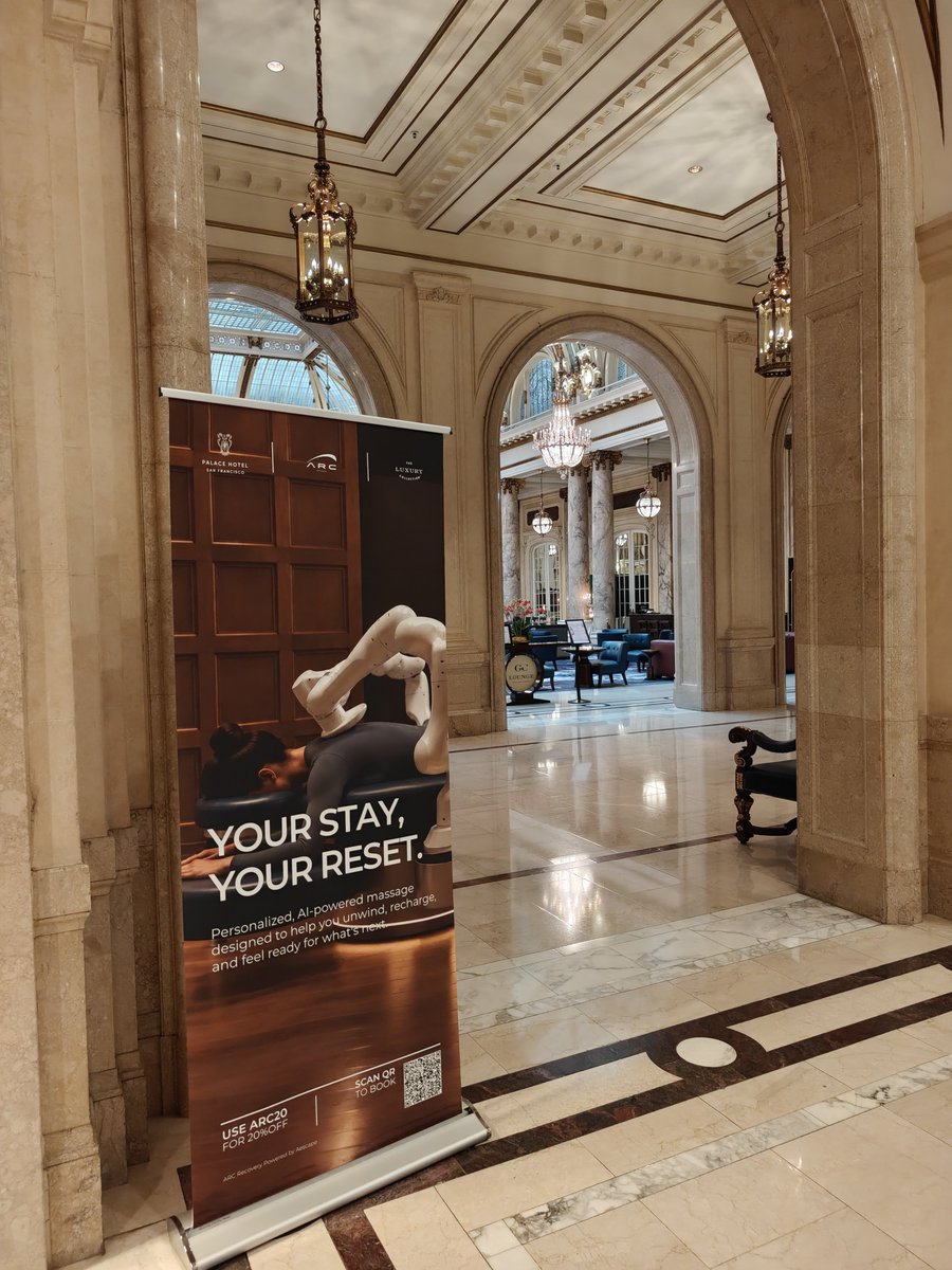DeltaClimbs's tweet photo. Visited a portfolio company in SF and it gave me a massage 

Physical AI robot massage service, Arc Recovery 

Is technology that makes you feel amazing alongside murder machines what they mean in finance by "barbell strategy"? 🤔

Barely even feel like going to war now! 😇 https://t.co/RNR67RJV6k