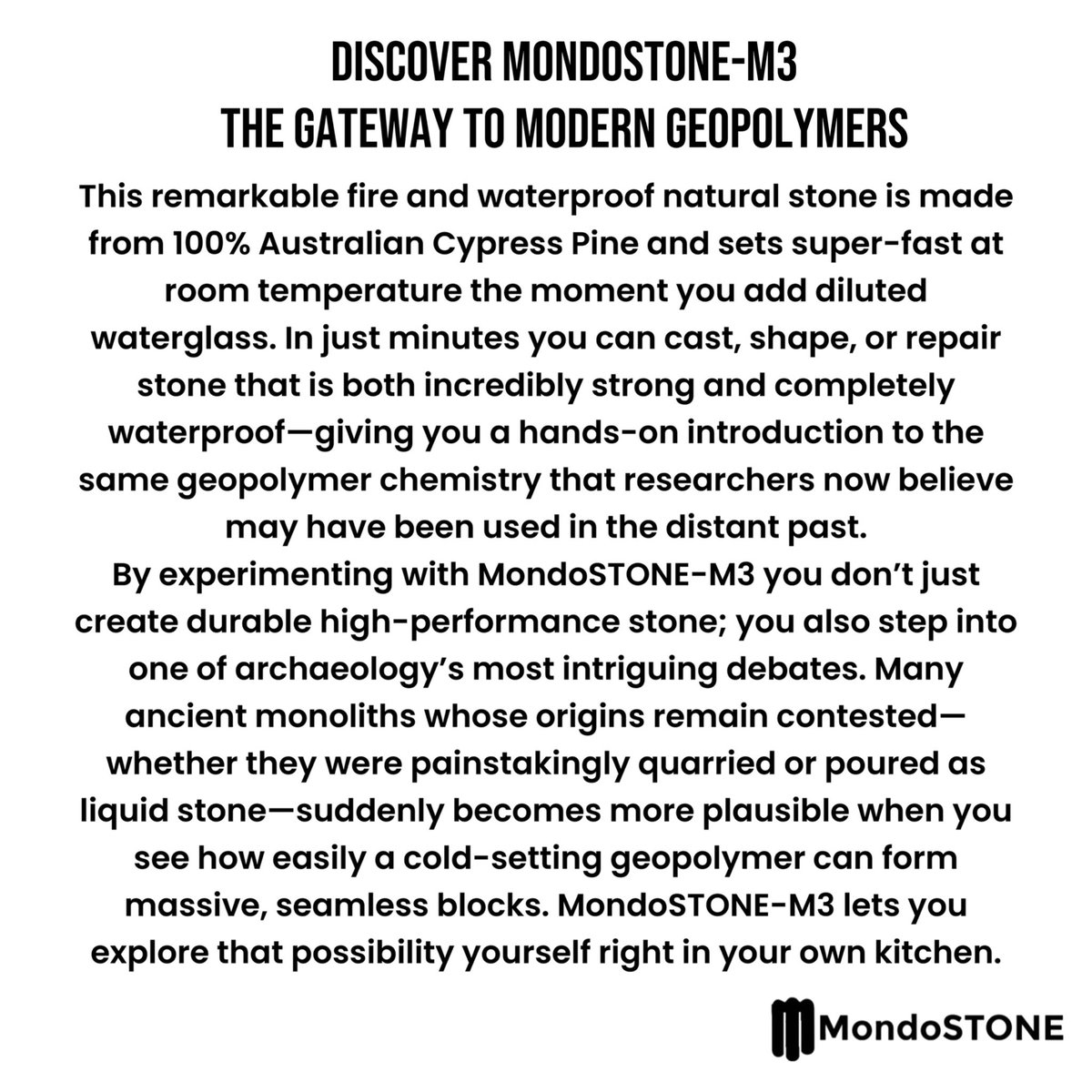 natrontheory's tweet photo. The Natron Theory is a modern fringe hypothesis - that claims ancient civilizations could cast or mold megalithic blocks rather than carve or transport them.

LEARN MORE FOLLOW 
@natrontheory @JablonskyVik @iammartinstrayd  @FoMaHun for a good time. 

MEGALITHIC EVENTS COMING SOON 
#geopolymer #natron #artificialstone #ashstone