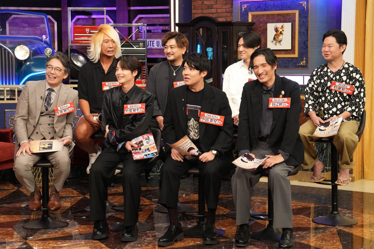 shabekuri007ntv's tweet photo. 今夜9時は #しゃべくり007 🎩
／
#亀梨和也 の意外な幼少期とは？
さらに！｢ごくせん｣共演者が大集合✨
＼
TVerでリアルタイム視聴も▼
https://t.co/cGHcKNoBA3
お気に入り登録をしてお待ちください！ https://t.co/3CPWoG66zo