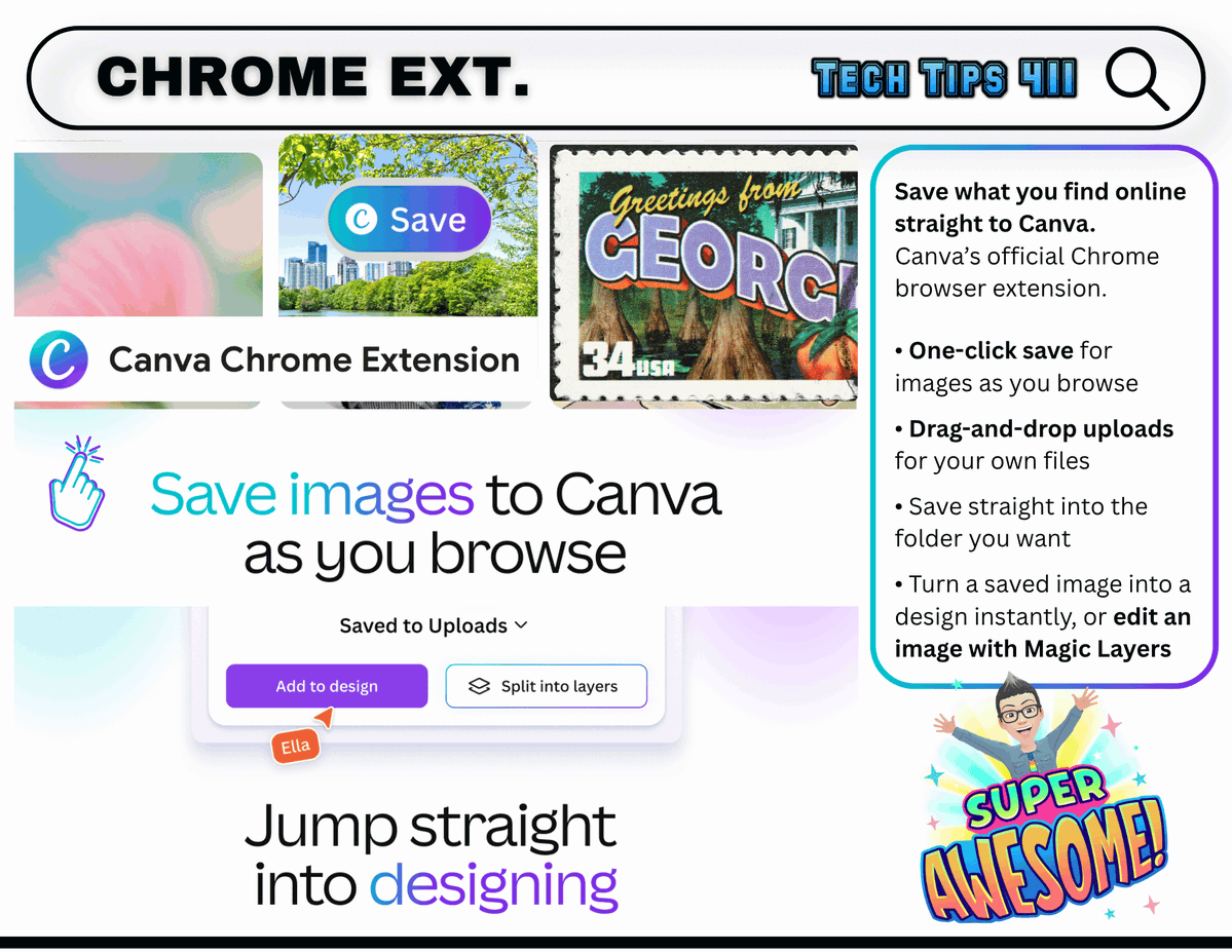 apsitjen's tweet photo. Check out this week's issue of #TechTips411 with #edtech apps, tools, resources, and more.
https://t.co/cCX3qEUNIZ
🔎 i2OCR
🔊 @GaETConf podcast episode
💜 @canva Chrome Ext.
🔲 @tinkercad https://t.co/A1bjr8uKro