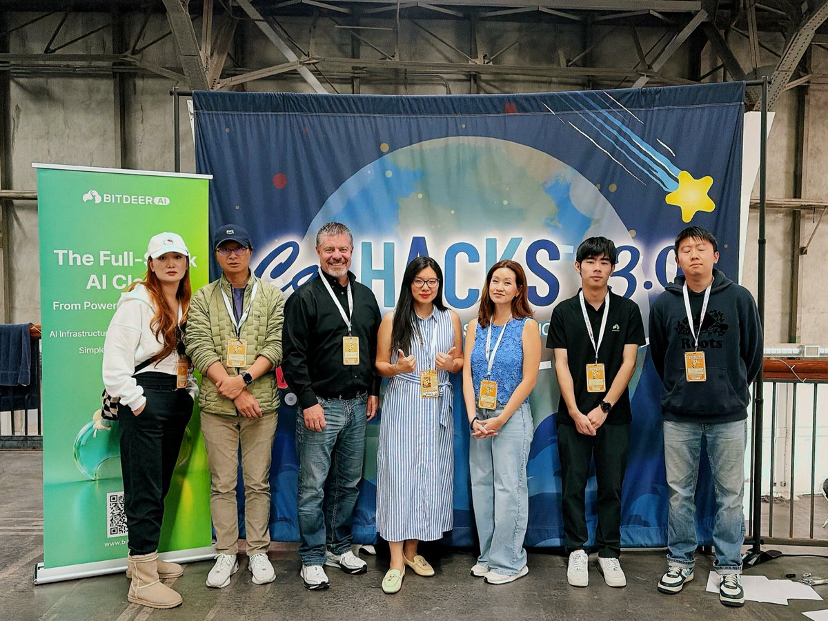 Bitdeer_AI's tweet photo. That’s a wrap on @CalHacks 13.0!

Over the weekend, @Bitdeer_AI joined the student developer community at the Palace of Fine Arts in #SanFrancisco to explore new possibilities in AI and introduce developers to Model Studio.

From hands-on learning and project demos to conversations with emerging technical talent, it was exciting to see students tackle real-world challenges with creative, technically ambitious solutions.

Congratulations to our winning teams!
🏆 Bellhop
Leveraged voice agents to help fraud victims receive timely, structured assistance from banks.
🔗 View the project: https://t.co/MT2Asz9qjA

🏆 Prevent 
Built autonomous security solutions for medical devices that hospitals cannot easily patch.
🔗 View the project: https://t.co/NAvfVIg0Mz

We’re proud to support the next generation of builders and grateful to everyone who participated, shared their ideas, and helped make the weekend a success.

Thank you to the @CalHacks team for bringing this community together!

#CalHacks #BitdeerAI #AI #DeveloperCommunity #ModelStudio