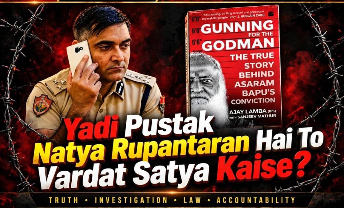 shatakshi88's tweet photo. @YssSpeaks This is not just about a book. It is about impartiality of judicial process and social prestige of Sant Shri Asharamji Bapu. #CourtOrderExposed https://t.co/g6FsoYc2z1