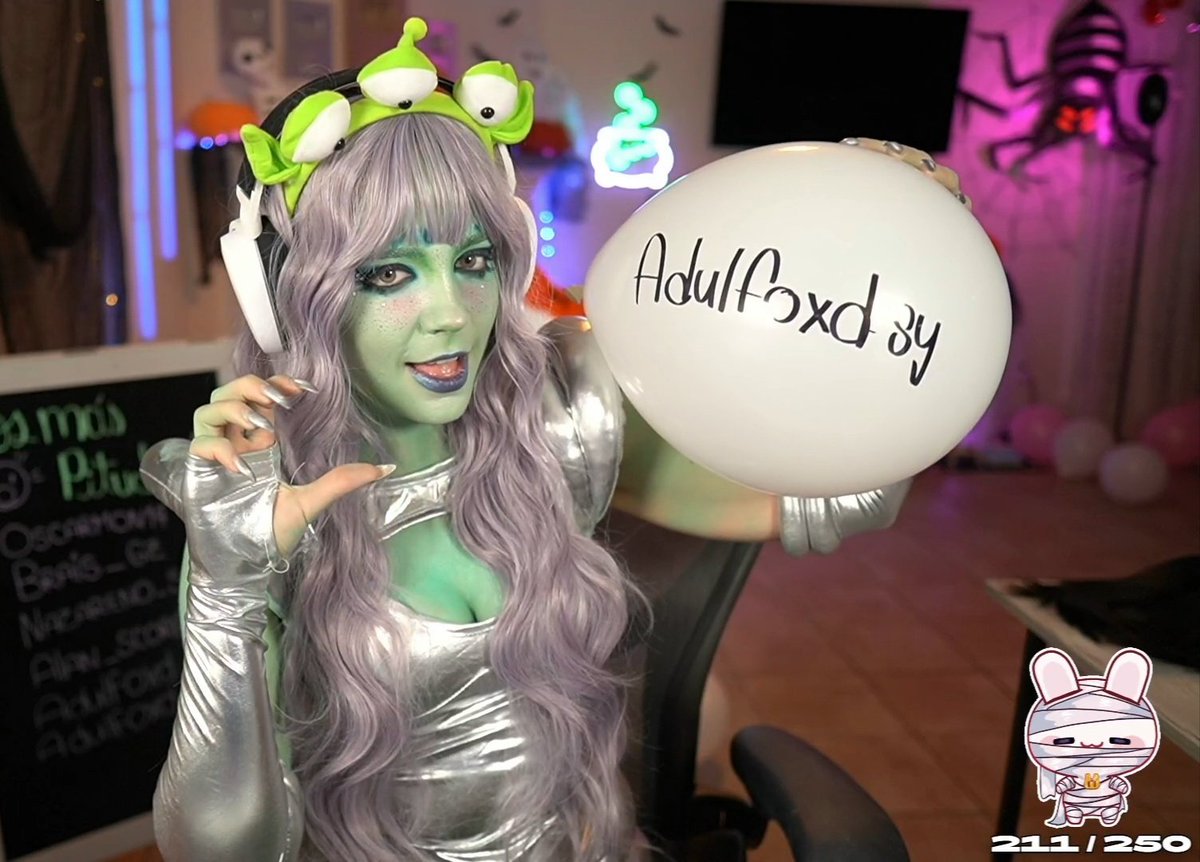 adulfoxd_'s tweet photo. Muchas gracias por el hermoso zingsito @staryuukiii te quedo espectacular el cosplay de alienígena 💚
#staryuukizings https://t.co/6lKGNcnYOK