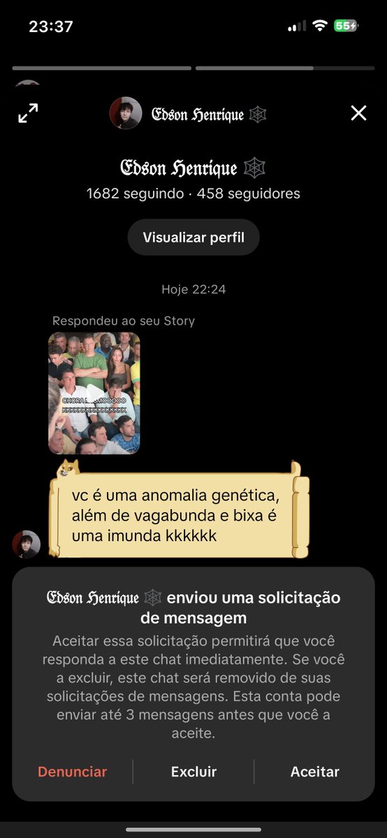 eusyvera's tweet photo. ? kkkkkkkk se for chorar manda áudio https://t.co/WQ5IkOQuYP