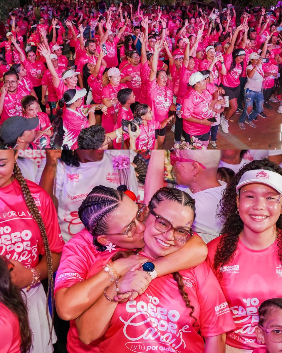 mmarguiguerra's tweet photo. ¡GRACIAS, MAGDALENA! 💗

Más de 5 mil almas vestidas de rosa le dimos vida a la Carrera por la Vida.

5 mil historias, 5 mil motivos para correr y un solo mensaje: la detección temprana salva vidas.

Yo corrí por Caro💖 ¿Y tú, por quién corriste ? https://t.co/hVCw80pewe