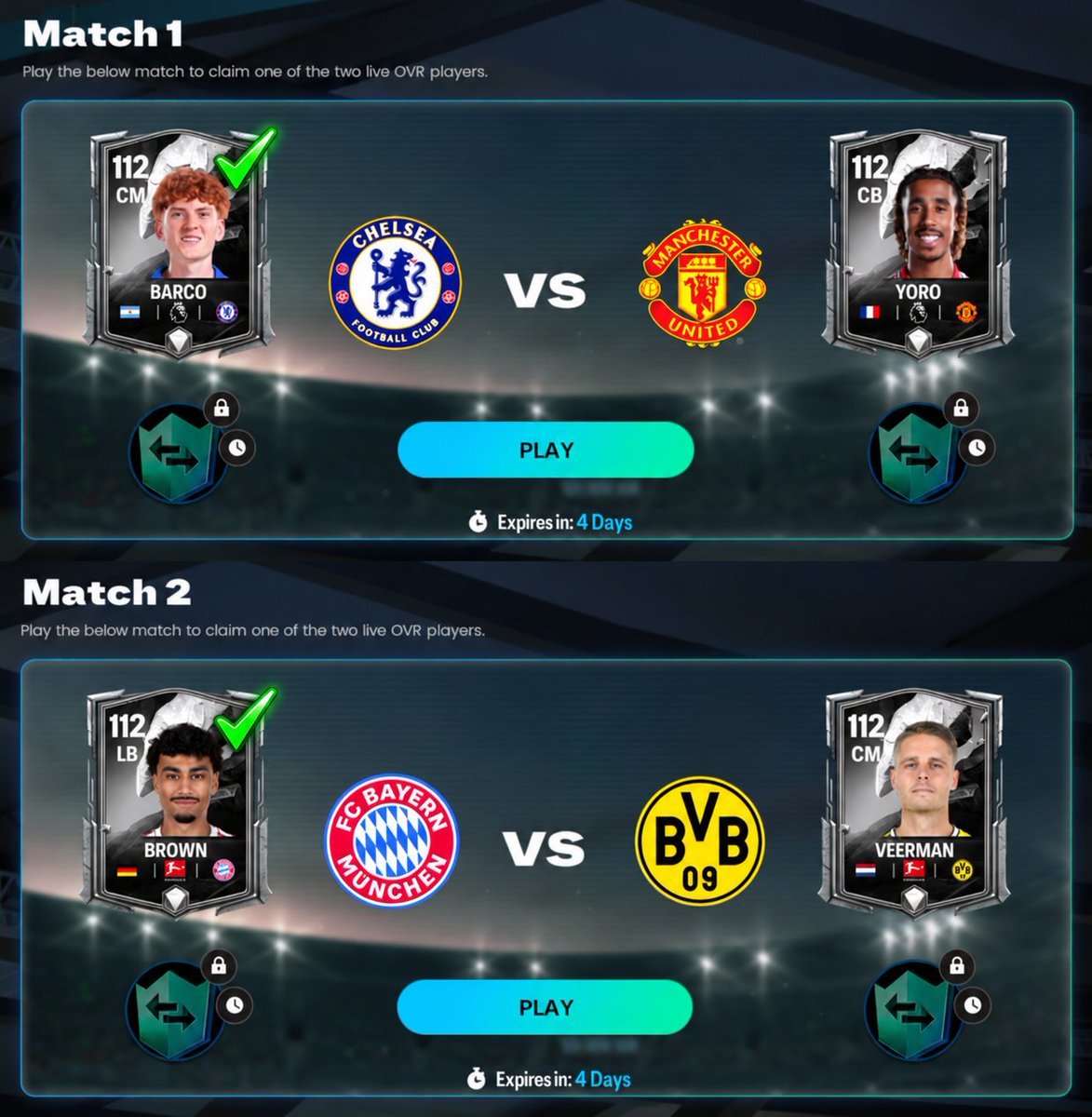 Enzo9Gaming's tweet photo. FOOTBALL CENTRE

My Picks for These Matches 👇

MATCH 1: Chelsea : Barco ✅

MATCH 2: Bayern Munich : Brown ✅

📌 Note: These are just my predictions. If the results go the other way, don’t blame me🤝 https://t.co/4ZigHbXygq