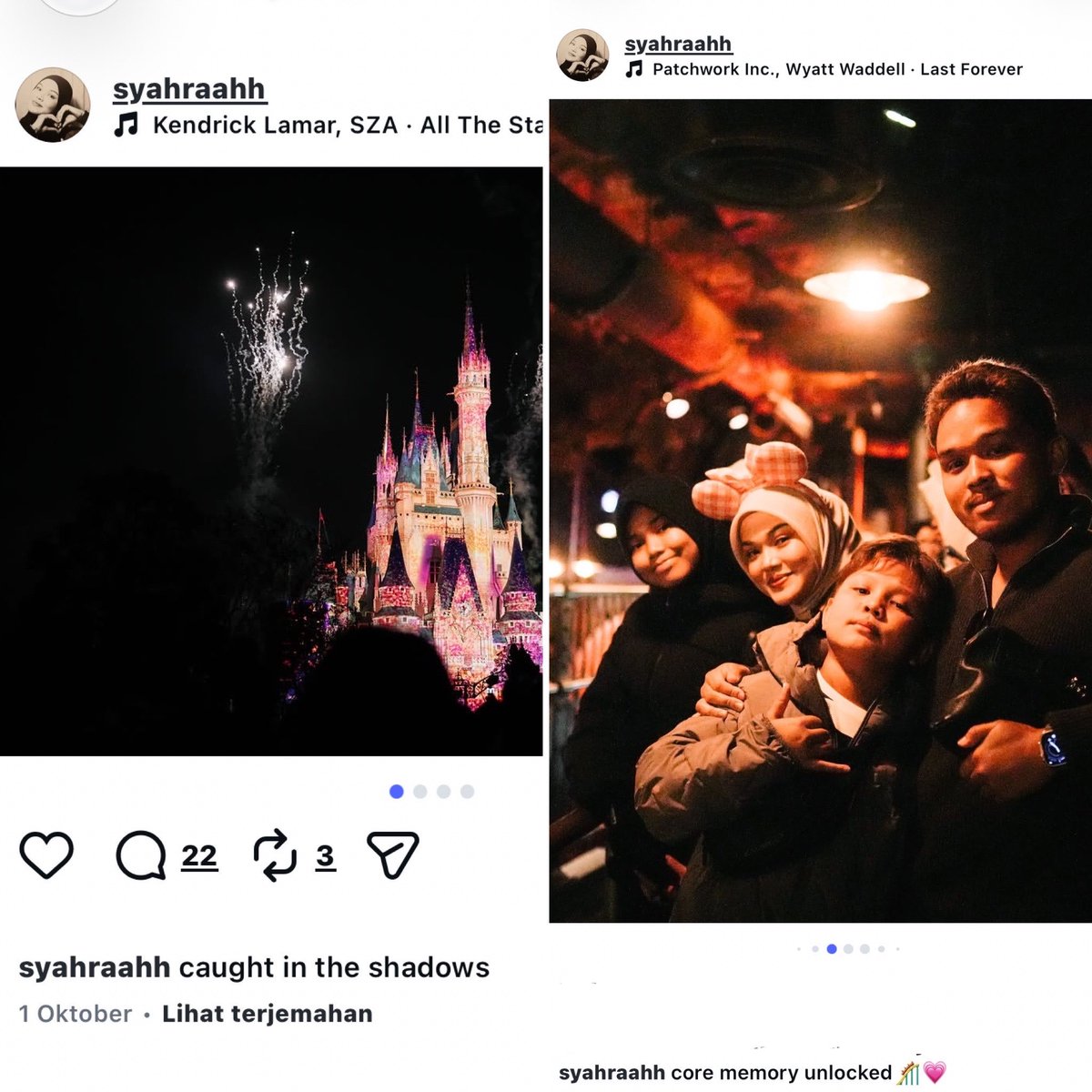 kysanagisa's tweet photo. kenalan nih sama anak sulung gubenur Kaltim, Syahrah Attihirah sedang melanjutkan studi pascasarjana bisnis internasional di Singapura saat usianya baru 22 tahun
ternyata suka jalan jalan ke luar negeri dan pake branded juga ya👀
upload Disney Land pas daerahnya lagi kena kabut asap parah nih empatinya ada kah?