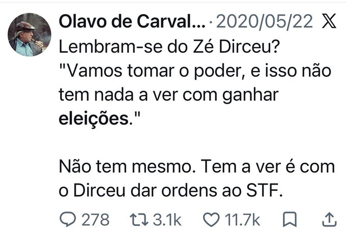 Kodhaksempai's tweet photo. Olavo, pare de acertar, eu suplico. https://t.co/o116otuaEA