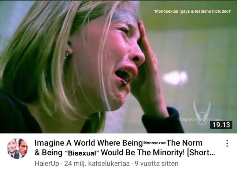 ashiikaru's tweet photo. a specific side of twitter lives in this world where gay men and lesbians are privileged for being “monosexual” https://t.co/W4jxrQHsCl