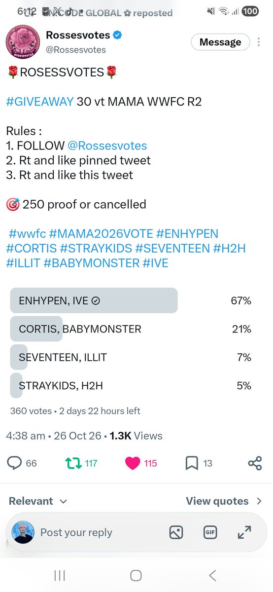 hasele624's tweet photo. @Rossesvotes For #ENHYPEN https://t.co/XTRQFy9Er2