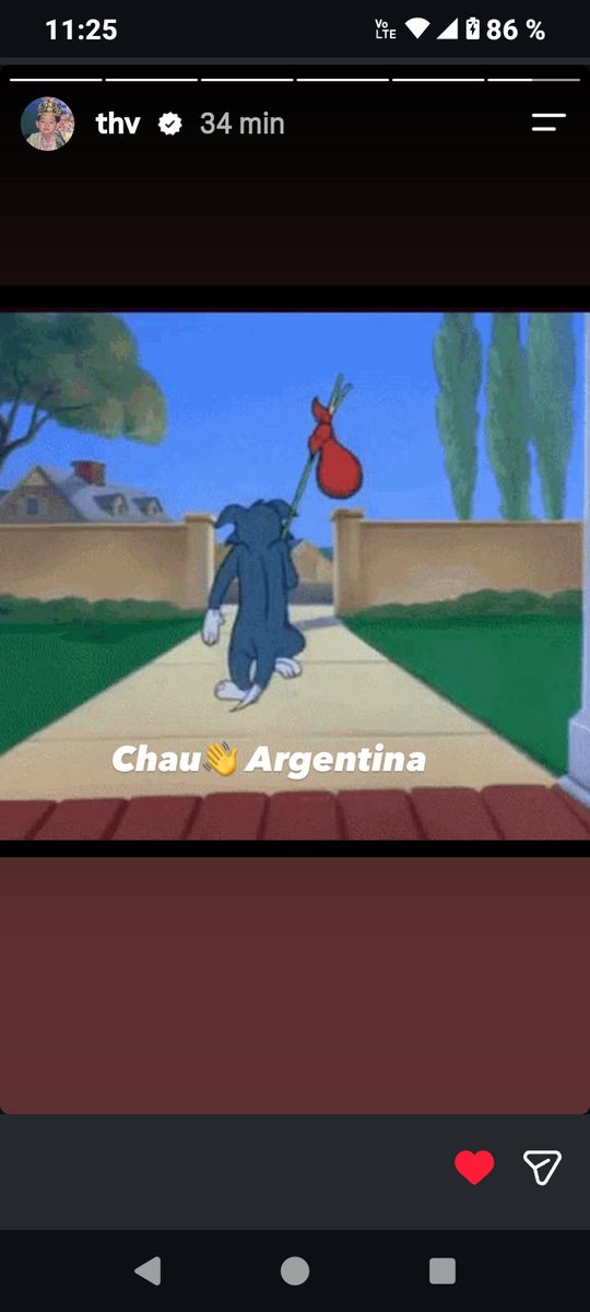 Lumine0525's tweet photo. Pense qué era meme lo de Tom así que fui a ver las historias de V y no era meme 😭 
Volve gordo te extraño https://t.co/D5OiQUEBGc