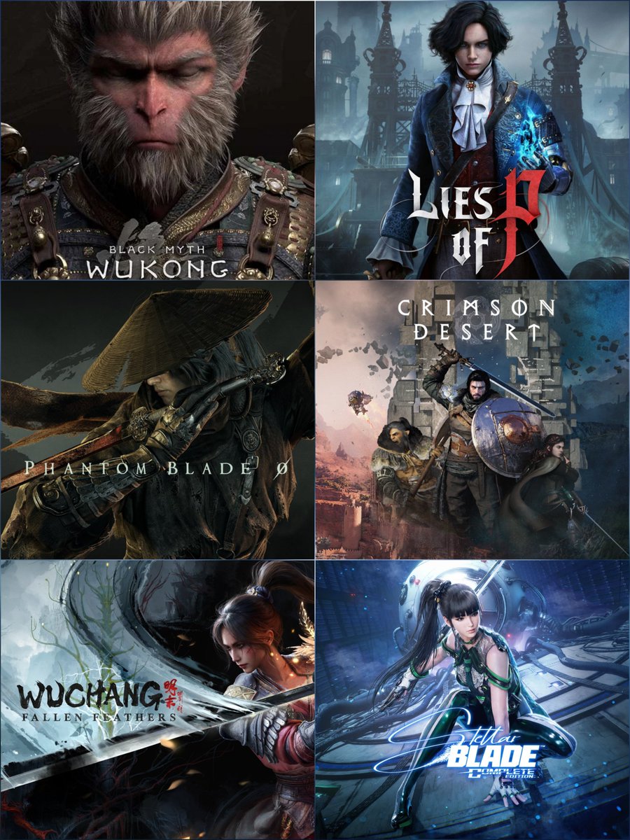 Okami13_'s tweet photo. Chinese and Korean developers have been cooking this generation.

Very cool to see so many amazing single player games from a region that was mostly untapped before. https://t.co/blvryzTj7L