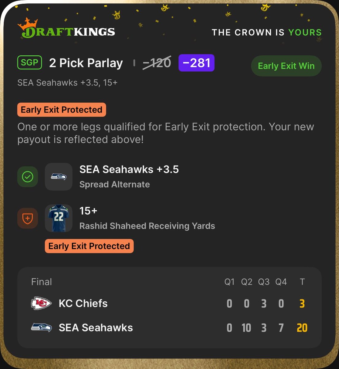 JDPurpleNeon's tweet photo. CASH ALL OF THE SNF PLAYS!!! We came up big today at the office. We cashed plays all day long from 8:30am to 10:15pm. Have a damn good night. 
I am just getting started over here..
#NFL #NBA https://t.co/Zxm9x0byX3