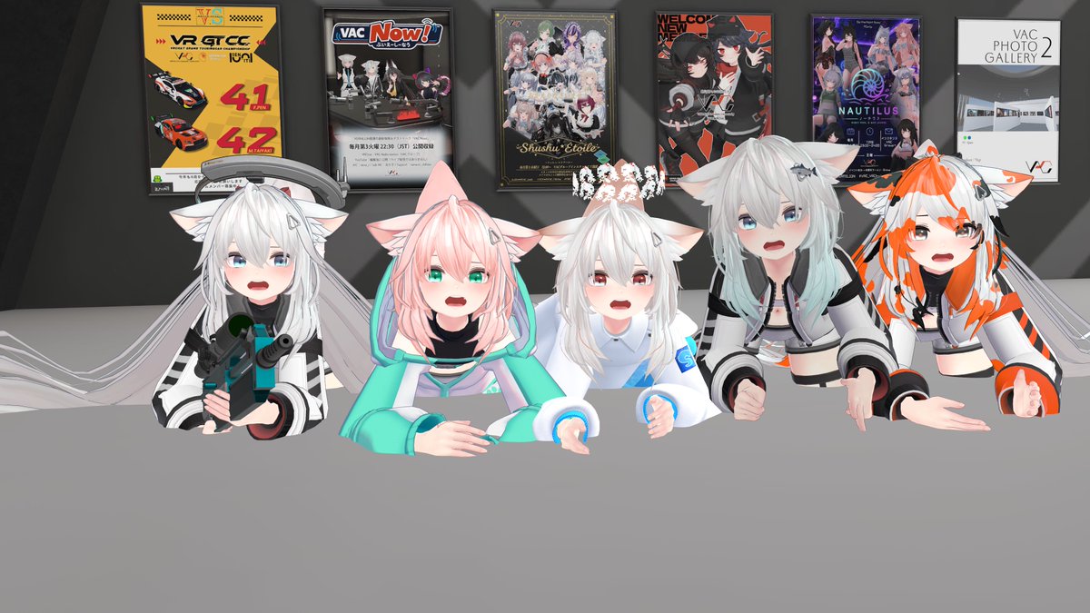 Rati1018's tweet photo. 威嚇ｼｨﾁｬ!
#VAC_VRChat #VRC_VERMILION https://t.co/FKbTJXJy2k