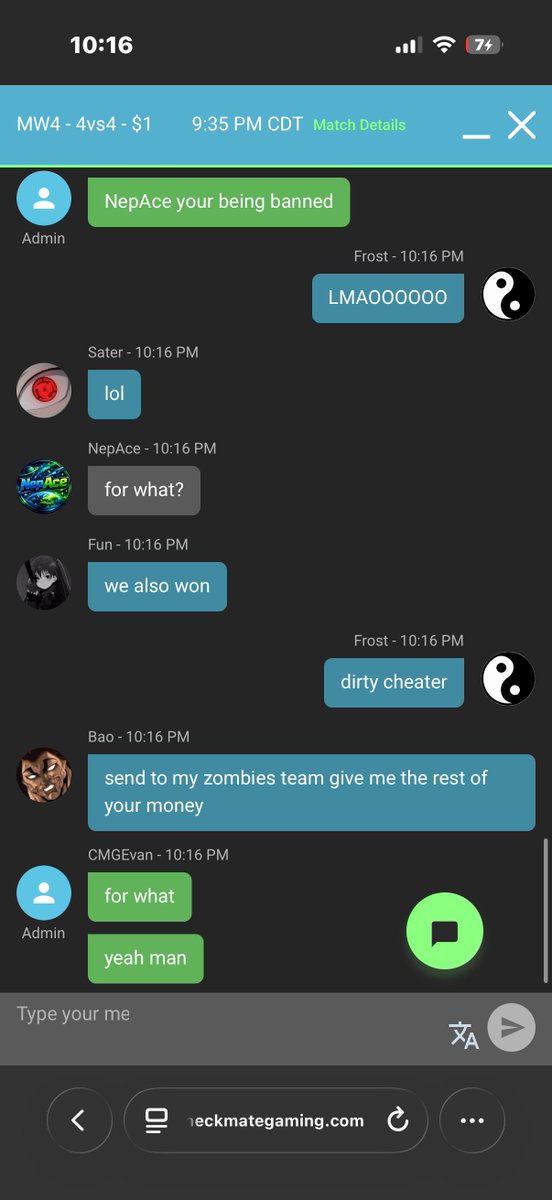 frostiful's tweet photo. first console cheater on mw4 banned @Braden_Slays you deserve to rot https://t.co/4m2agUpBBe