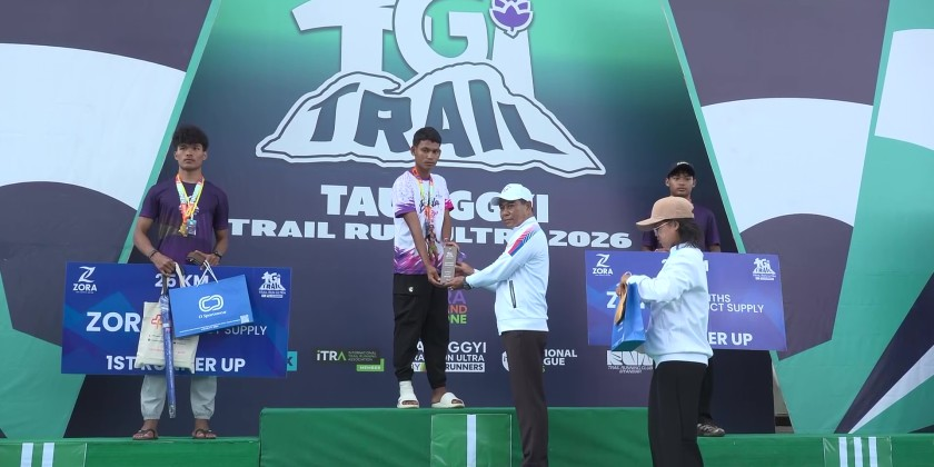 ThiriReports's tweet photo. Taunggyi celebrates athletic excellence as the Trail Run Ultra 2026 awards recognise runners’ determination and endurance, promoting sports, fitness and tourism in Myanmar. 
#Myanmar #Taunggyi #TrailRunUltra2026 #Sports https://t.co/foCktZRd9k