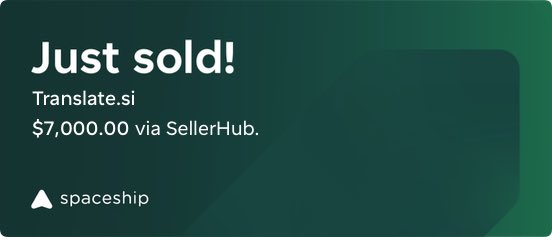 metaverse_gym's tweet photo. 🚨 SOLD for $7,000🔥🤝

https://t.co/aoW8H66jCU

A buyer slid into my DMs on X, made an offer, we negotiated, met in the middle &amp; got the deal DONE💰

Another premium .Si domain finds a new home! 🚀

#DomainSales #Domains #Superintelligence #DomainInvesting #si https://t.co/f7PfxYU7Il