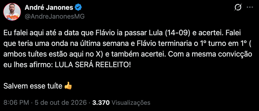 atjohnsplace's tweet photo. O Janones é INEXPLICÁVEL!!!

UM GRANDE NOME PRA 2030!!! https://t.co/v6TfB6Nr7R