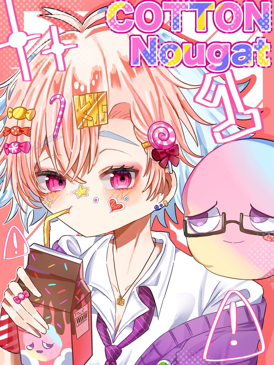 3zhka1's tweet photo. 平成ギャル男の🍬様と
真面目なコットン教授
⚠️髪型/服の捏造
#twstファンアート https://t.co/GPr4kLp9kH