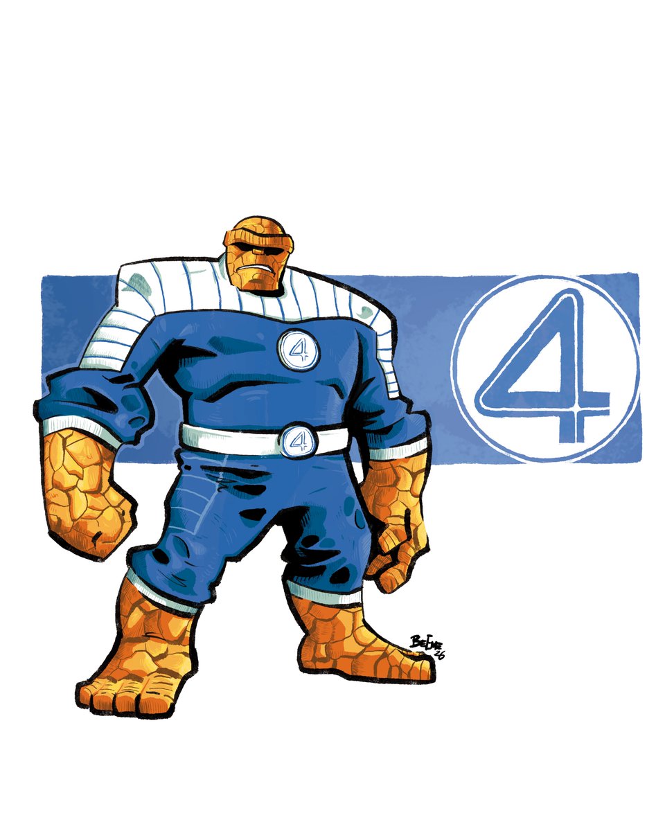 BeemeIgna's tweet photo. Hace tiempo encontré este custom de @mantriproject (en Instagram) y quería hacer una ilustración de él porque siento que así es como debería haberse visto La Cosa en First Steps.
.
#thething #fantastic4 #fantasticfour #lacosa #marvel https://t.co/NoBcyGvYCX