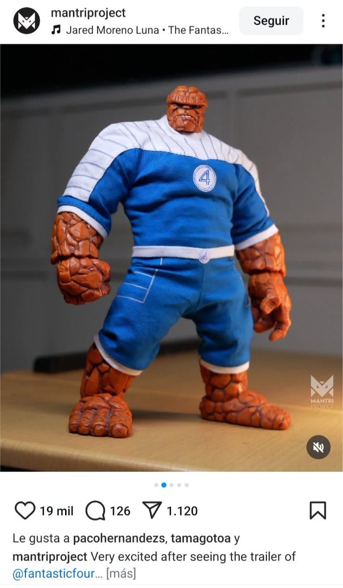 BeemeIgna's tweet photo. Hace tiempo encontré este custom de @mantriproject (en Instagram) y quería hacer una ilustración de él porque siento que así es como debería haberse visto La Cosa en First Steps.
.
#thething #fantastic4 #fantasticfour #lacosa #marvel https://t.co/NoBcyGvYCX