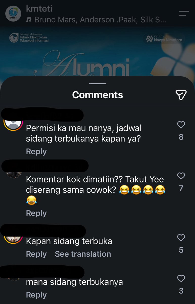 switchsord's tweet photo. FINAL UPDATE: 

4 hari setelah kasus ini viral:

- Akun @KMTETI MEMATIKAN KOLOM KOMENTAR untuk melindungi perempuan pelaku KS dari kemarahan warga
- Banyak warga menuntut dilaksanakannya sidang publik untuk Hana &amp; Rindu, tetapi tidak dibalas

Perempuan pelaku KS dilindungi 👎 https://t.co/pSIWJafHRT