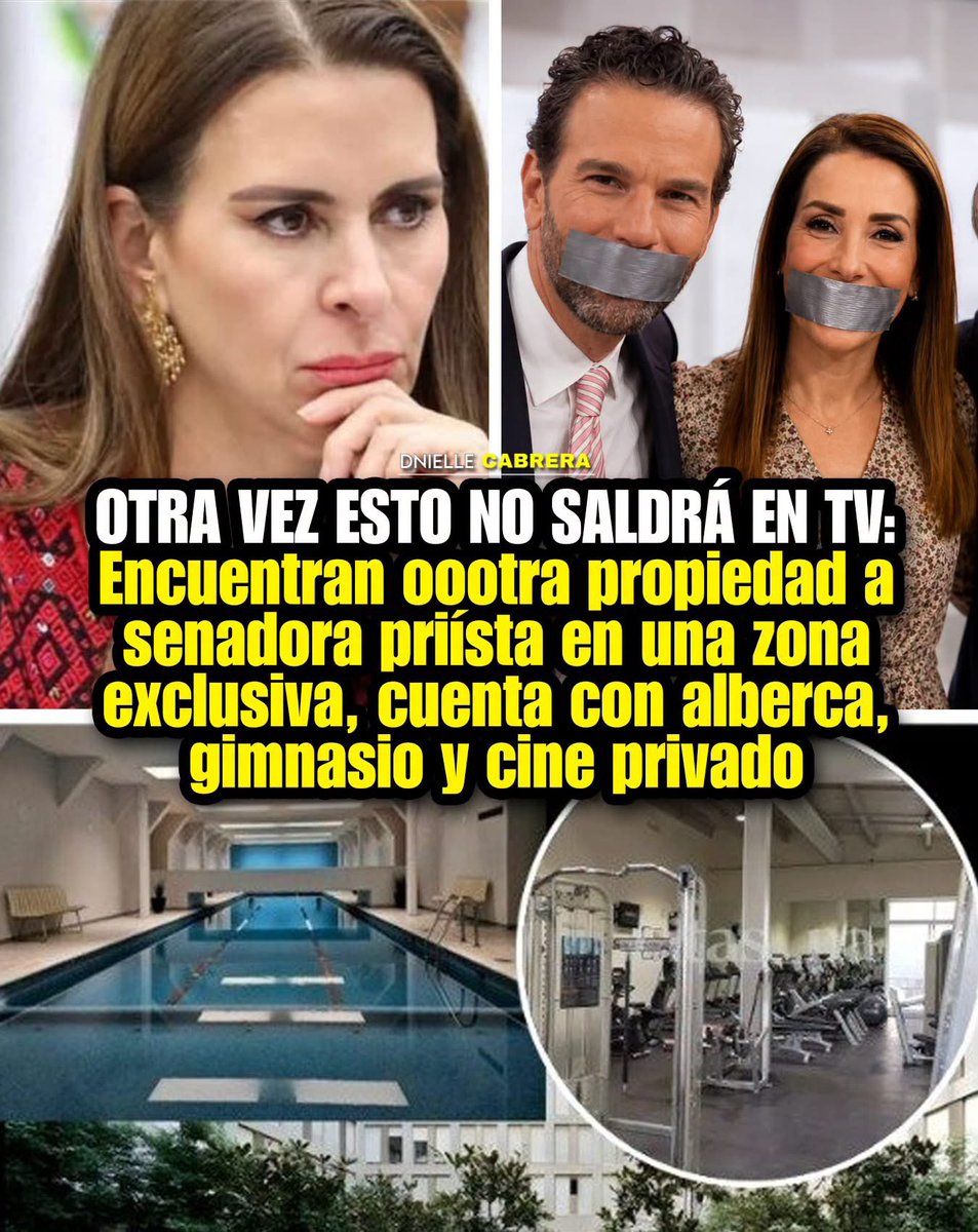 DnielleCabrera's tweet photo. 🚨ENCUENTRAN OOOOTRA PROPIEDAD A SENADORA PRIÍSTA, YA SABEMOS QUE NINGÚN MEDIO LO HABLARÁ!

Un registro del Registro Público de la Propiedad, citado por El Universal, indica que la senadora y secretaria general del PRI, Carolina Viggiano, adquirió el 5 de diciembre de 2025 un departamento de 73.38 metros cuadrados en el complejo Puerta Alameda, en el Centro Histórico de la Ciudad de México, una de las zonas con mayor plusvalía, por 4.25 millones de pesos, con un valor comercial estimado de 5.79 millones.

Y es que, según los anuncios inmobiliarios de unidades similares, el conjunto de Puerta Alameda ofrece alberca techada semiolímpica, gimnasio, sala de cine privada, roof garden y ludoteca,