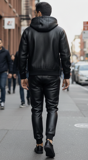 BootedH's tweet photo. Where in London is there a shop that sells Leather Tracksuit? https://t.co/7pEjFsMKeE