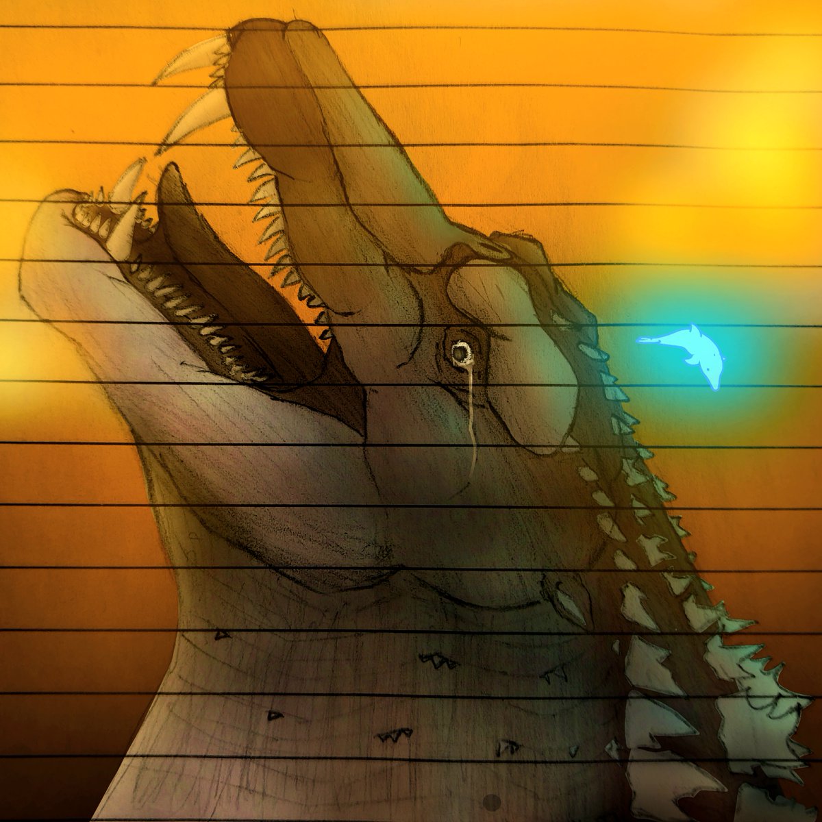 SoYang677327's tweet photo. Surely this'll catch some attention #fangoji #kaijuoc https://t.co/8hQLiSvVMW