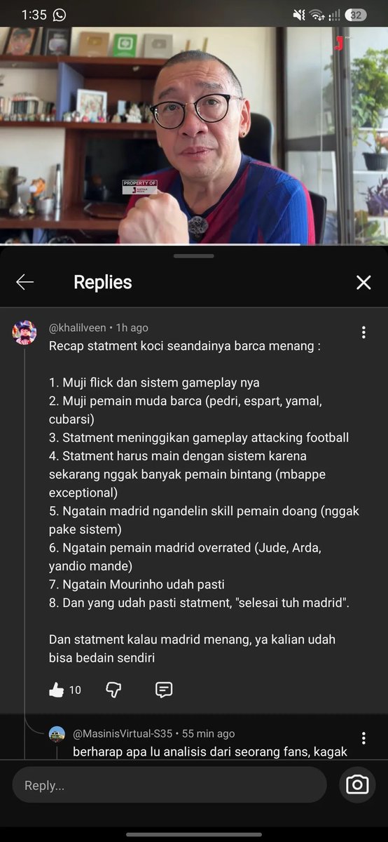 piala_talk's tweet photo. Bro Khalil sudah paham alurnya wkwk

tapi kalo soal kehidupan Kochi harus di dengar sih menurut guee

Btw "Selesai Tuhh Barca" 🤣🤣 https://t.co/kMP90gDI06