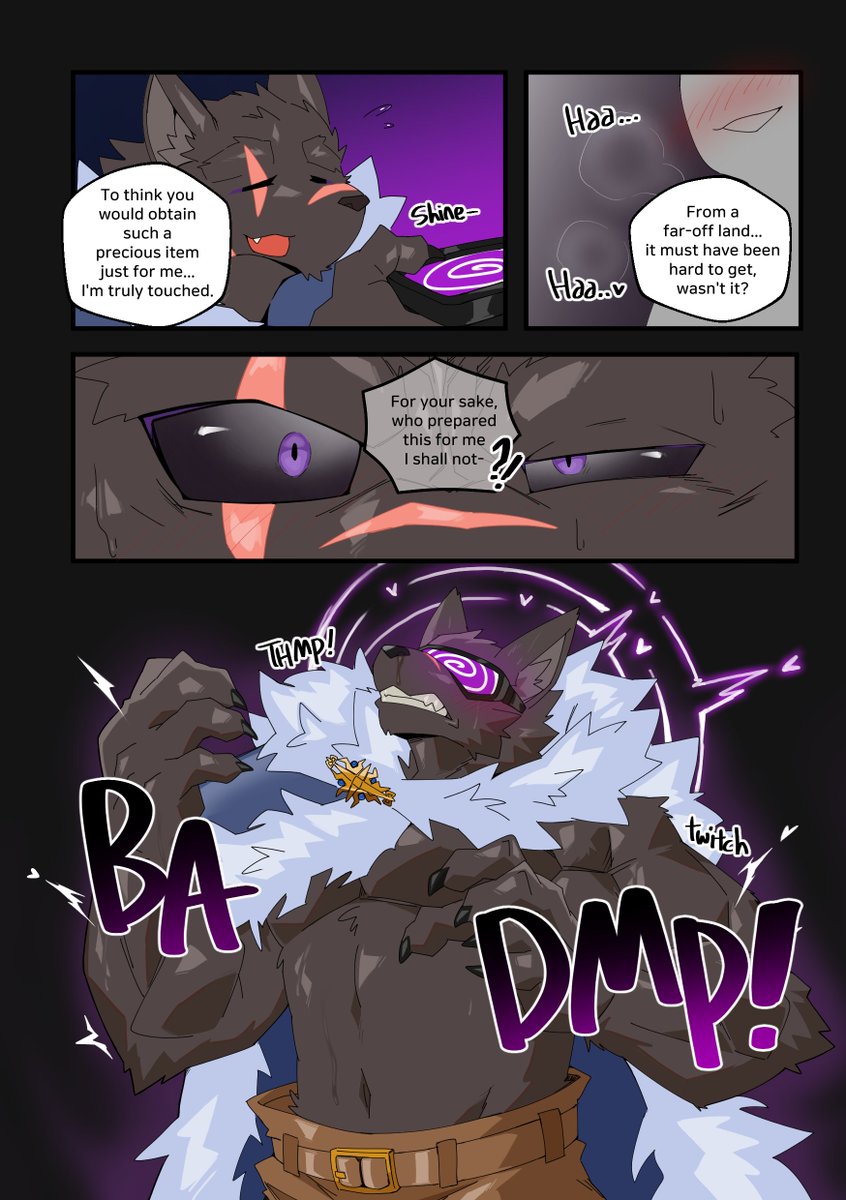 Meta_NONE's tweet photo. Blaidd lost again!

Tarnished prepared GPS goggles (NOT hypno visor ever!) for him.

Thanks to Tarnished, Blaidd won't lost his way anymore...

7 pages of KOR/ENG comic available on P@TR30N! https://t.co/G39lqQsZ75