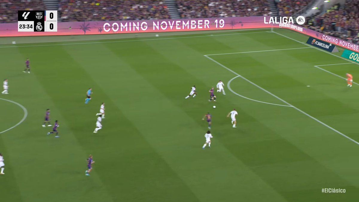 iGrandTheftAuto's tweet photo. GTA 6 was advertised around the pitch during El Clásico at Camp Nou last night as Real Madrid beat Barcelona 2-1 via two goals from Kylian Mbappé.

You can watch highlights of the GTA advertising (or the match if you want) on YouTube!

La Liga Highlights: https://t.co/ZZOt2Jq3kn https://t.co/bzK8HA4wgx