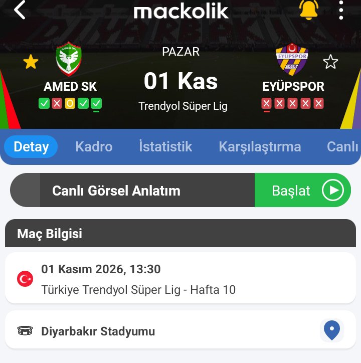 murat9728's tweet photo. Amedspor tarihimizin en önemli maçı. Ne olursa olsun Eyüpspor maçını kazanmamız lazım https://t.co/CmkNt619z5