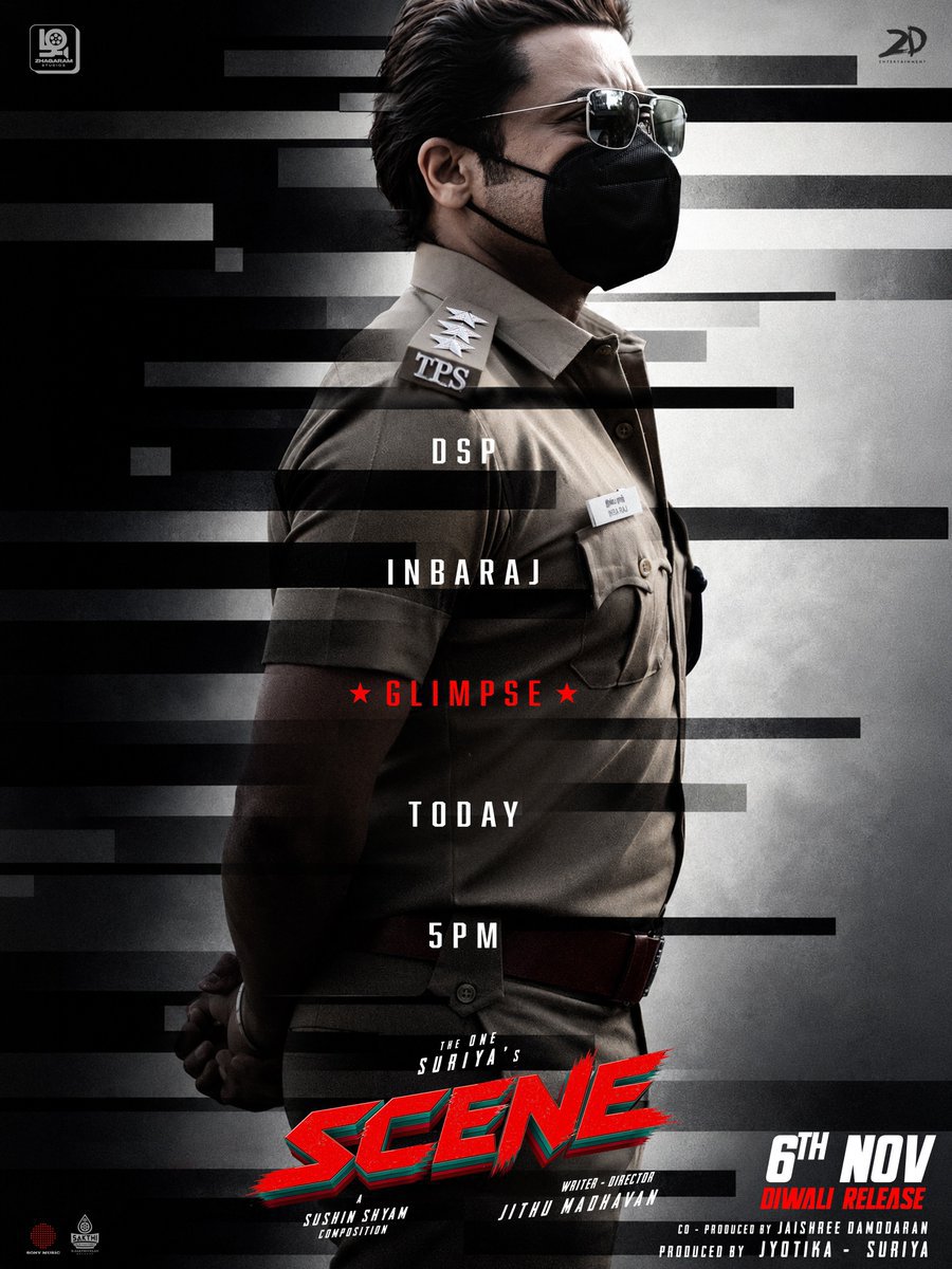 sfckeralaaa's tweet photo. DSP INBARAJ glimpse from today, 5pm! ๐งจ๐
#SCENE #Theone #Suriya #SceneFromNov6th https://t.co/ZPgaQgXZ2N
