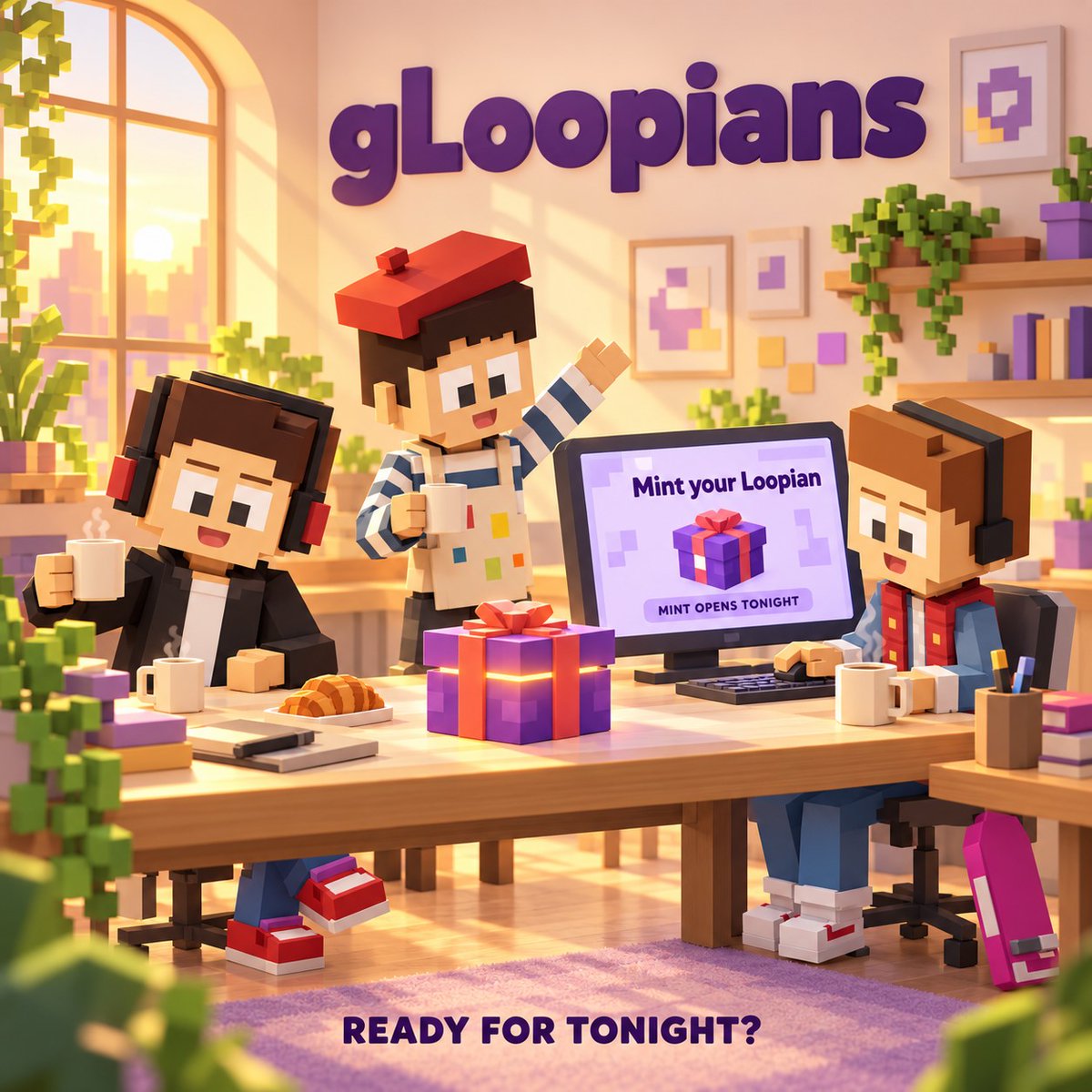 loopia_world's tweet photo. gLoopians. ☀️

The day has finally arrived. Loopians mint goes live today at 4 PM UTC.

Who’s ready? 👀🔥 https://t.co/OeLe0V9sb6