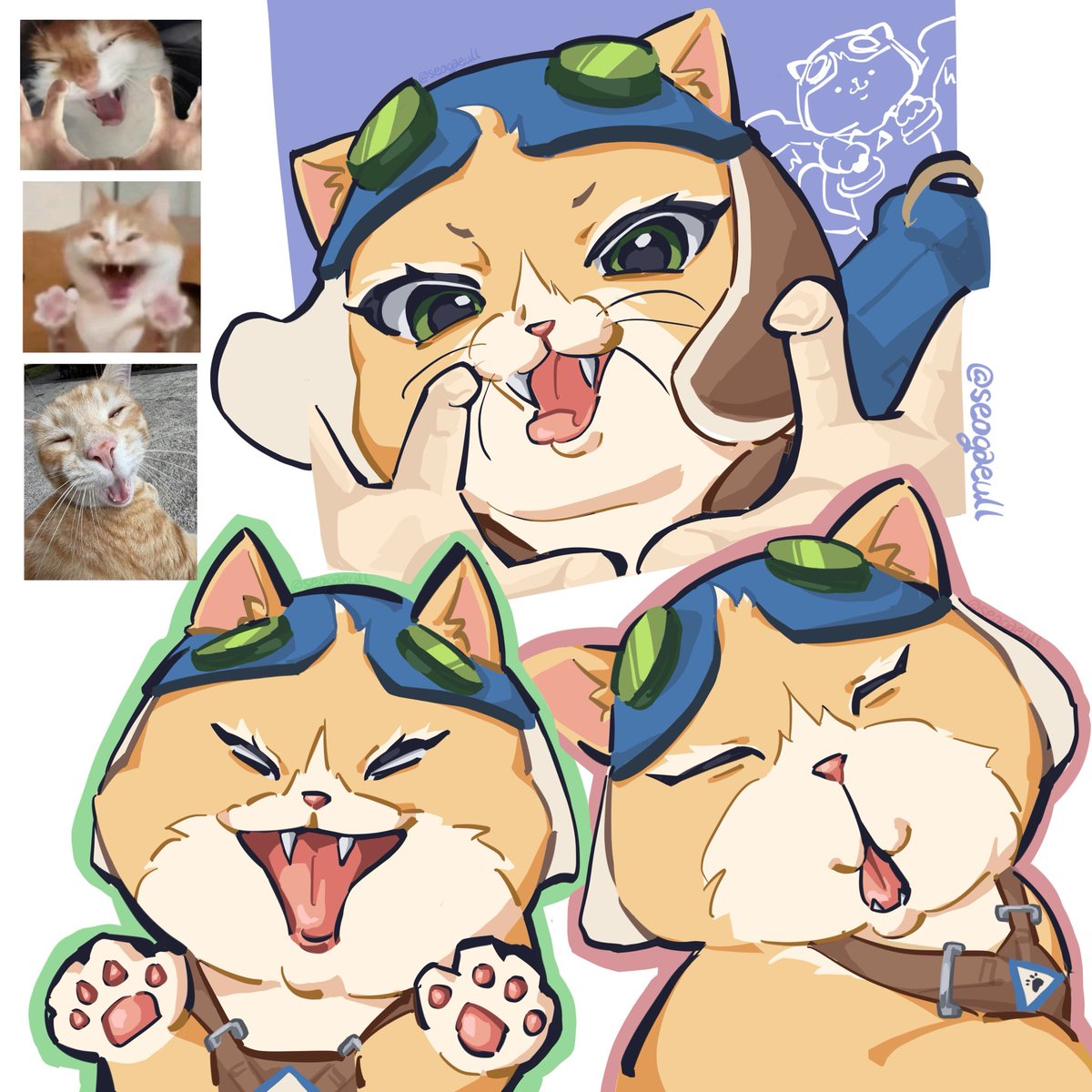 seogaeull's tweet photo. Cat meme 🚀🐱
#OverwatchFanart 
#Overwatch #jetpackcat https://t.co/iflN68zEVO