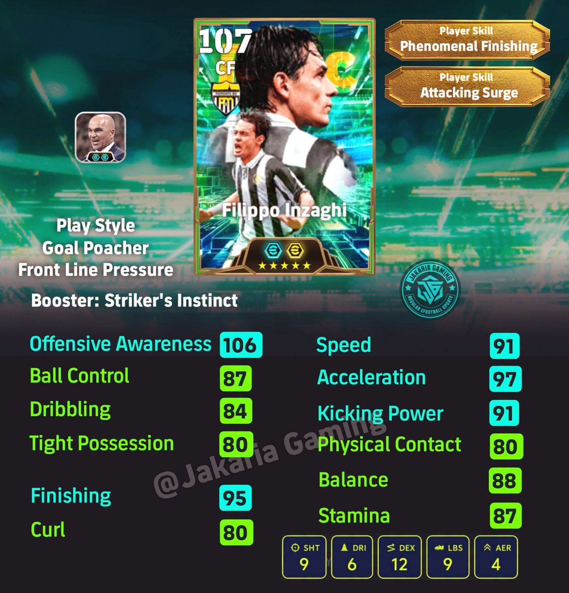 TIJANI4231's tweet photo. Serious question 

Does 106 offensive awareness means he will attack or make runs more than a striker with 96 to 100?🤷‍♂️

Cos am just seeing these stat as a scam from konami

Even del piero with 105 curl miss some crucial curls 

I just feel any  Stat above 100 is still 100 https://t.co/AGVEvcWybX