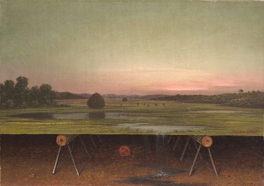 OxoDog51N14W's tweet photo. Martin Johnson Heade, Gremlin in the Studio I. https://t.co/ZuDoZ163mc