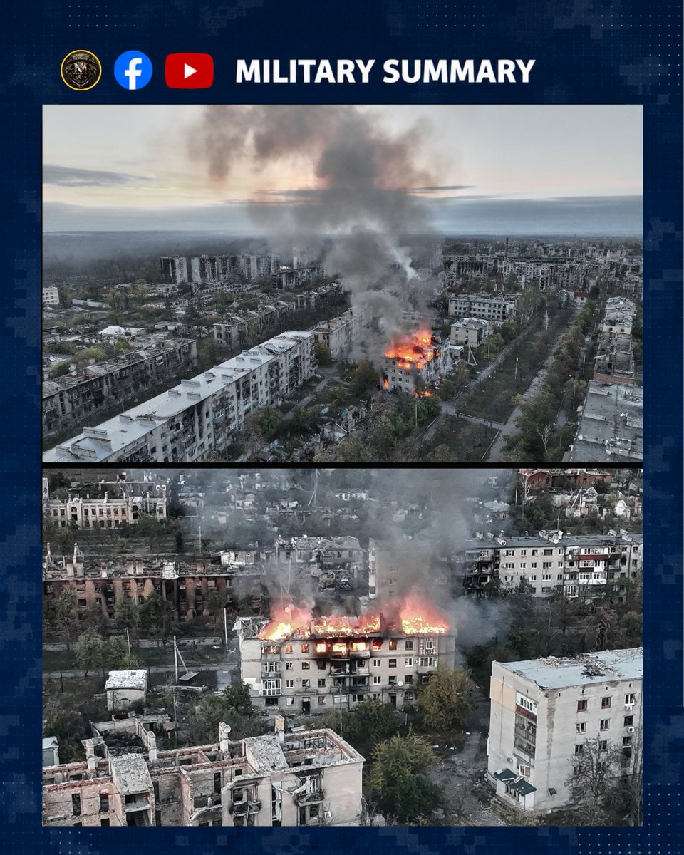 YourmediaAgency's tweet photo. #Ukraine Heute sind überraschend angeblich aktuelle Fotos vom zerstörten Lyman aufgetauscht. Aktuell sollen sie sein und von einer Drohne aufgenommen. Mehrere WarBlogger haben sie geteilt. Offenbar zeigen sie Aufnahmen des Neubauviertels im NordOsten, am KopfBahnhof und Busbahnhof. UkraEinheiten sollten hier während der großen Schlachten um die Stadt in Kellern KommandoUnterstände und in den oberen Etagen Scharfschützen postiert haben. Kiew behauptet, die Ruinenstadt vollständig zu kontrollieren. Moskau sagt, dass sich russische Truppen immer noch verschanzt haben. Sich weiter zu bekriegen, macht keinen Sinn. Denn: Worum soll man kämpfen? Mit welchem Ziel. Lyman ist eingeschlossen von Wäldern und Sümpfen. Und der Winter steht vor der Tür.